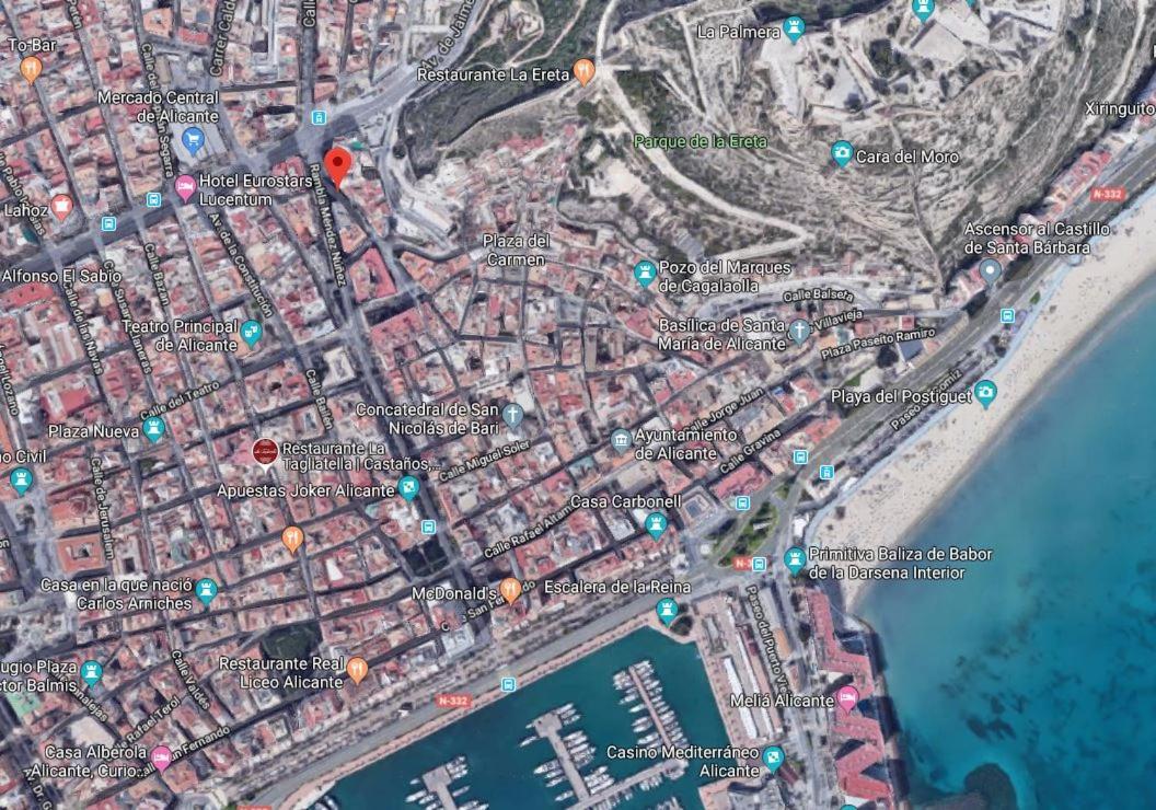 Apartamento Grande-Centro Barrio Playa Alicante Luaran gambar